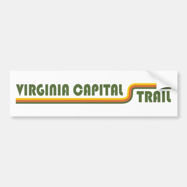 Virginia Capital Trail Bildekal (Framsidan)
