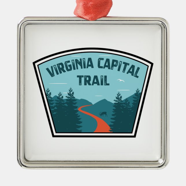 Virginia Capital Trail Julgransprydnad Metall (Framsidan)