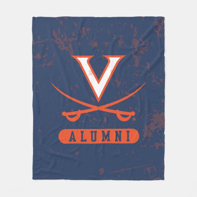 Virginia Cavaliers Alumni Distressed Fleecefilt (Framsidan)