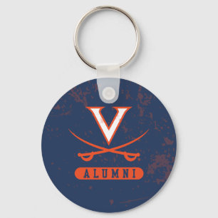 Virginia Cavaliers Alumni Distressed Nyckelring