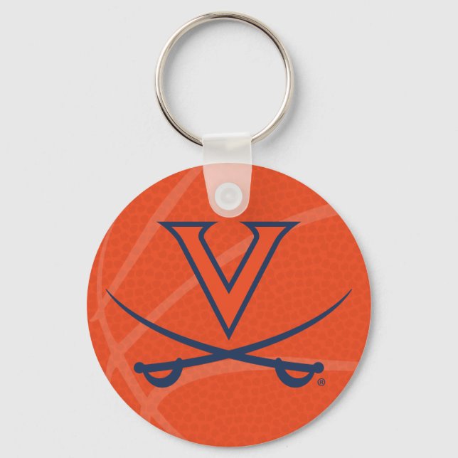 Virginia Cavaliers Basketball Nyckelring (Framsida)