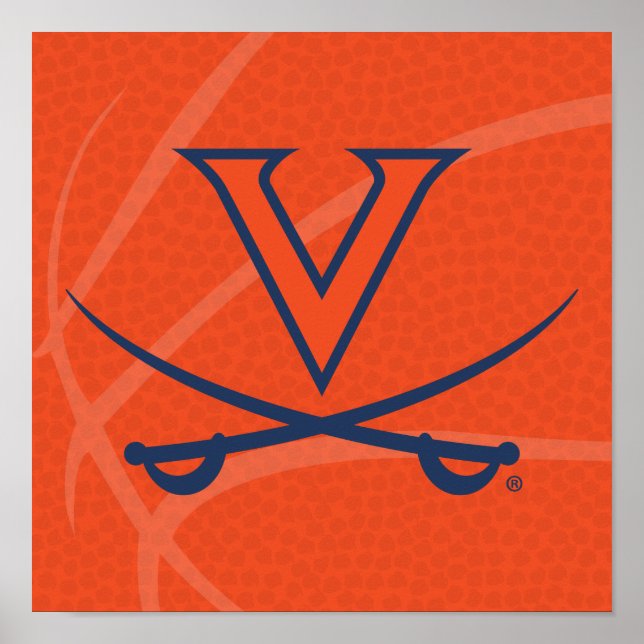 Virginia Cavaliers Basketball Poster (Framsidan)