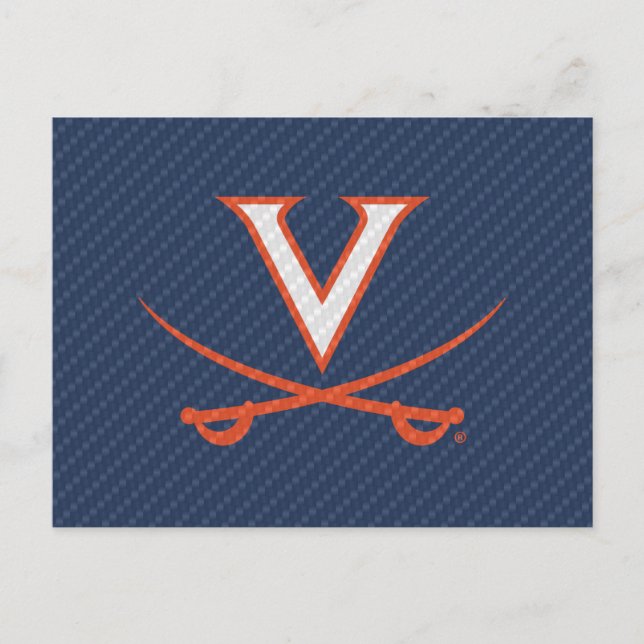 Virginia Cavaliers Carbon Fiber Inbjudan Vykort (Framsida)