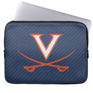 Virginia Cavaliers Carbon Fiber Laptop Fodral