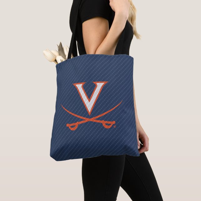 Virginia Cavaliers Carbon Fiber Tygkasse (Närbild)