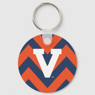 Virginia Cavaliers Chevron Nyckelring