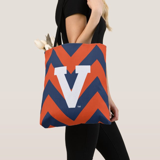 Virginia Cavaliers Chevron Tygkasse (Närbild)