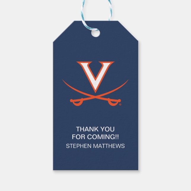 Virginia Cavaliers | Examen Presentetikett (Framsidan)