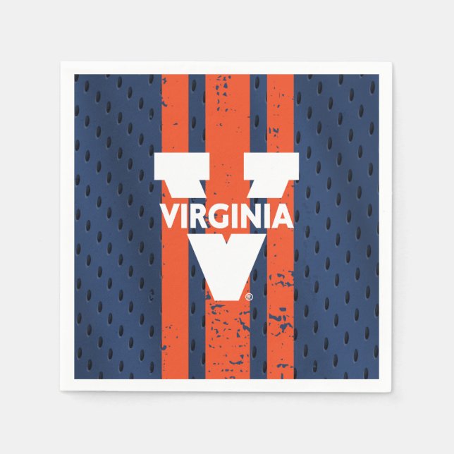 Virginia Cavaliers Jersey Pappersservett (Framsidan)