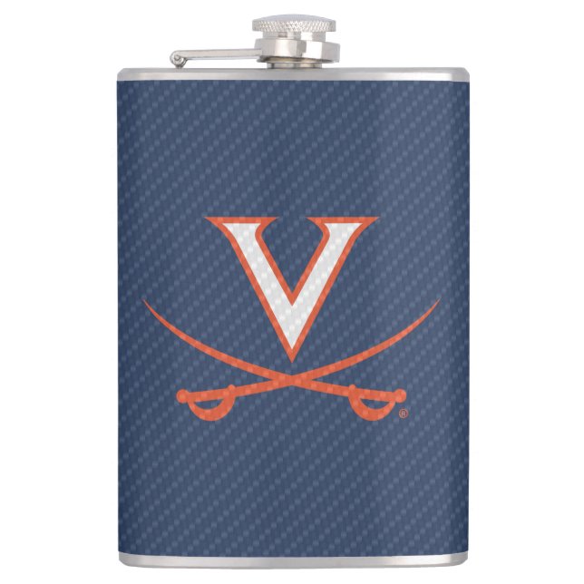 Virginia Cavaliers kolfiber Fickplunta (Framsidan)
