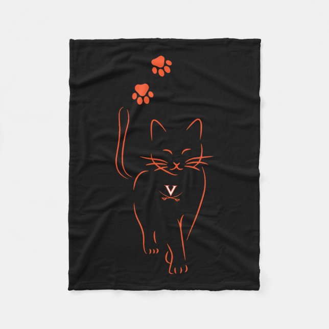 Virginia Cavaliers Licensed Print Uni-vuxnas_uni-k Fleecefilt (Framsidan)