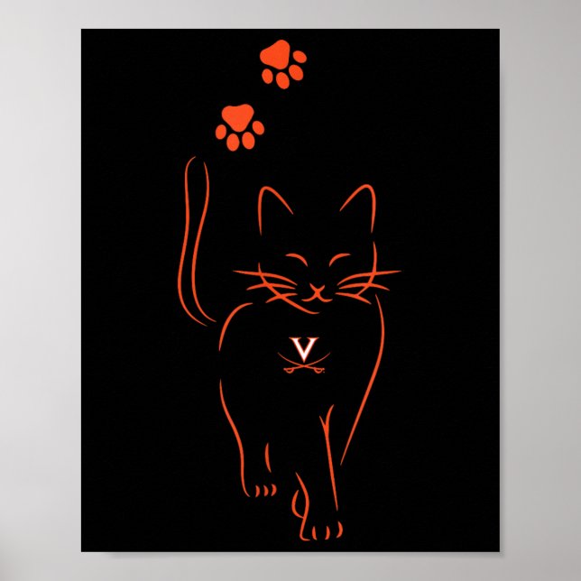 Virginia Cavaliers Licensed Print Uni-vuxnas_uni-k Poster (Framsidan)
