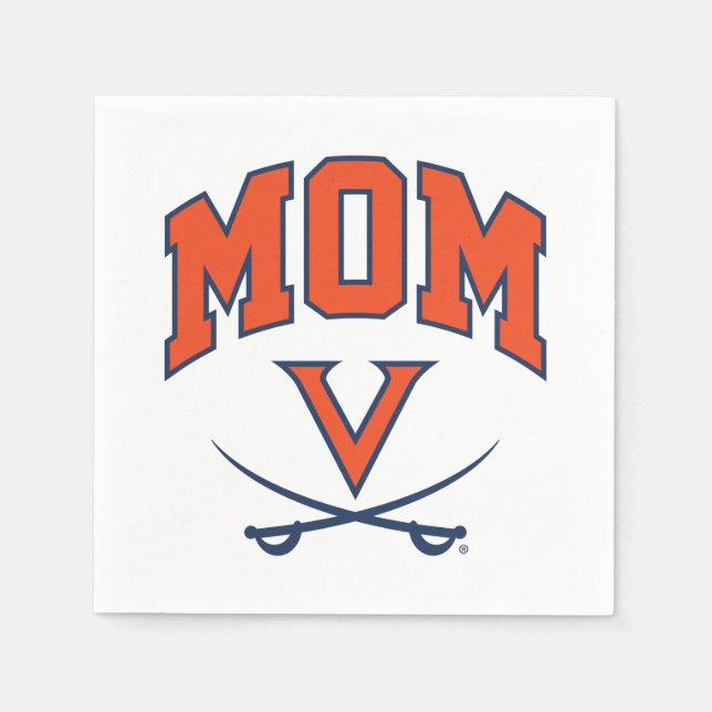 Virginia Cavaliers Mamma Pappersservett (Framsidan)