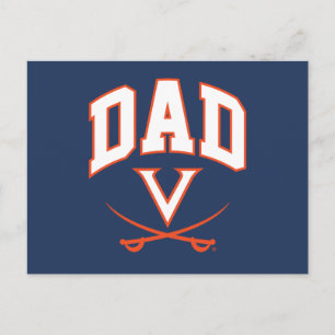 Virginia Cavaliers Pappa Inbjudan Vykort