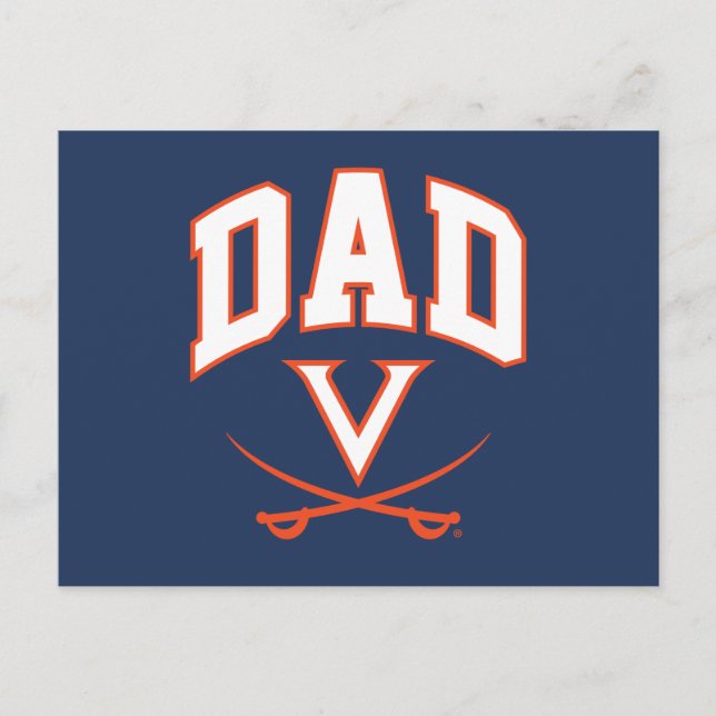 Virginia Cavaliers Pappa Inbjudan Vykort (Framsida)