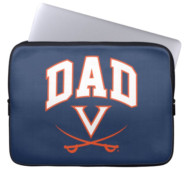 Virginia Cavaliers Pappa Laptop Fodral (Framsidan)
