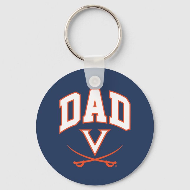 Virginia Cavaliers Pappa Nyckelring (Framsida)