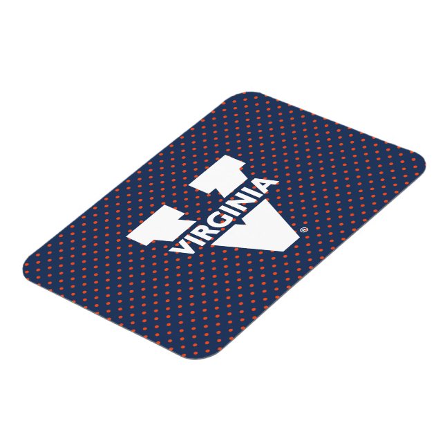 Virginia Cavaliers Polka dots Magnet (Vänstra Sidan)