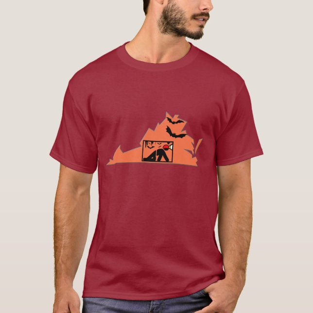 Virginia Caver Tshirt Tee Shirt (Framsida)