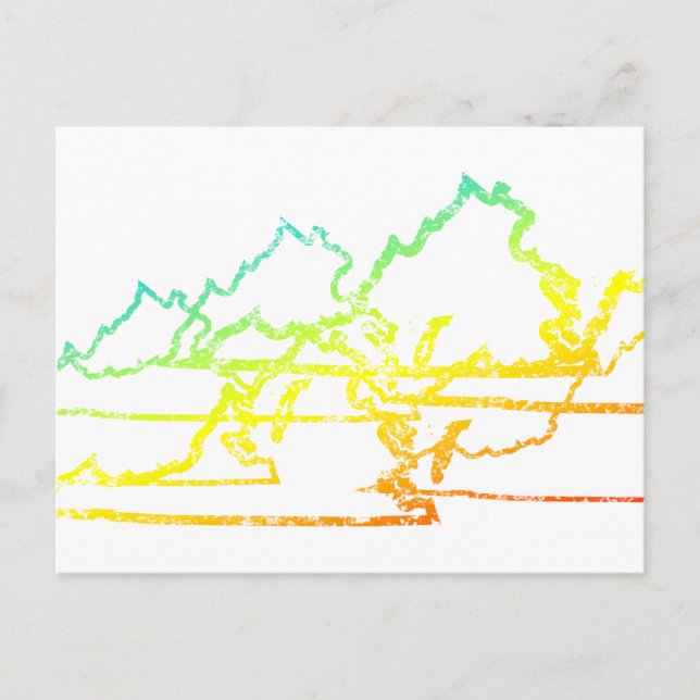 virginia chill blur vykort (Framsida)