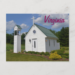 Virginia Church Postcard Vykort
