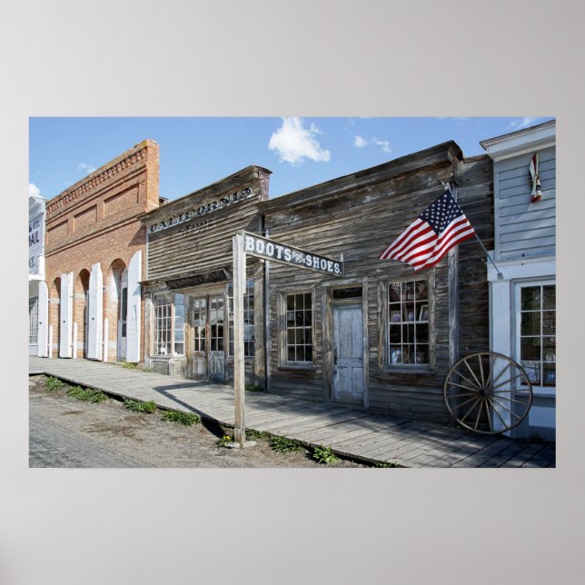 Virginia City Ghost Town - Montana Poster (Framsidan)