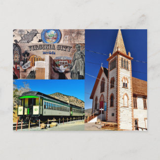 Virginia City, Nevada Postcard Vykort