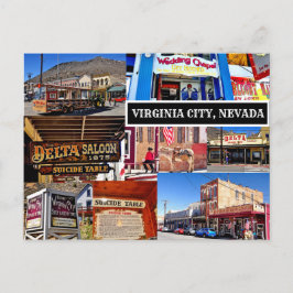 VIRGINIA CITY, NEVADA POSTCARD VYKORT