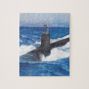 Virginia Class Warriors Submarine Pussel