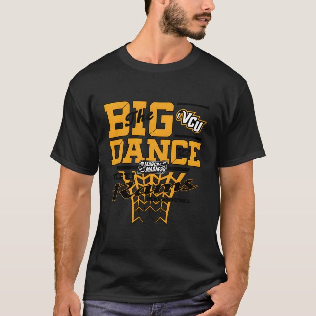 Virginia Commonwealth Rams March Galenhet 2023 Dan T Shirt (Framsida)