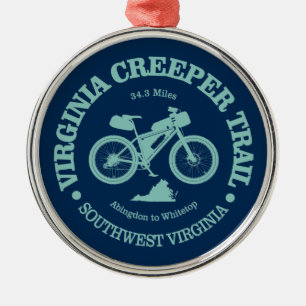 Virginia Creeper Trail (MB) Julgransprydnad Metall