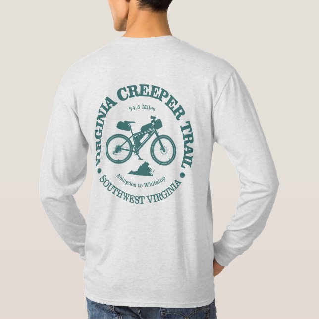 Virginia Creeper Trail (MB) T Shirt (Baksida)