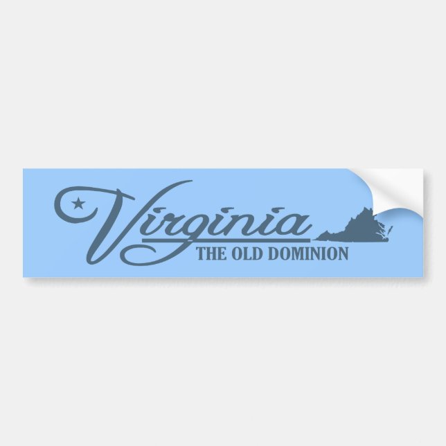 Virginia (delstaten Mine) Bildekal (Framsidan)