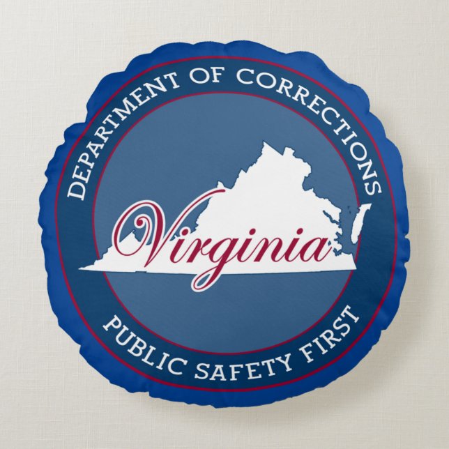 Virginia Department of Corrections Rund Kudde (Framsidan)