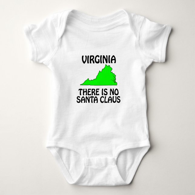 Virginia - Det finns ingen jultomte T-shirt (Framsida)