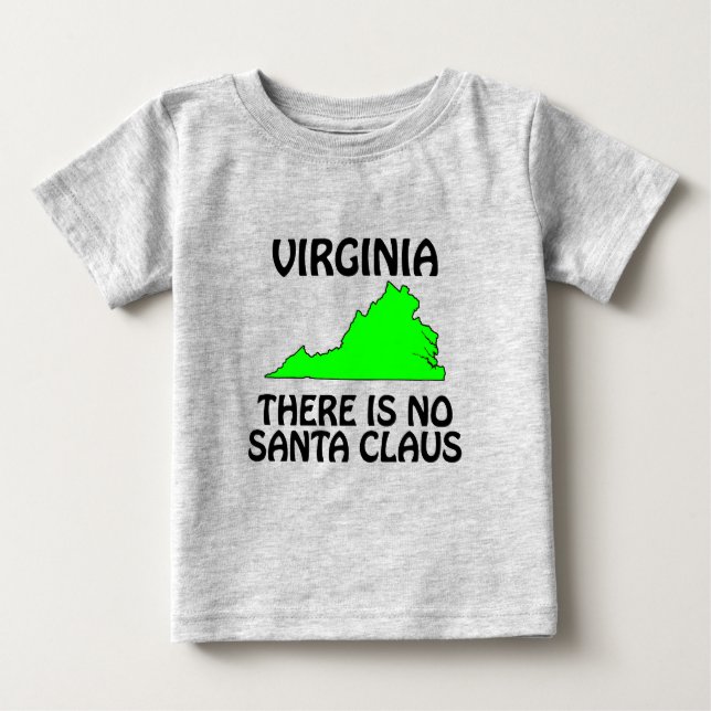 Virginia - Det finns ingen jultomte Tee (Framsida)