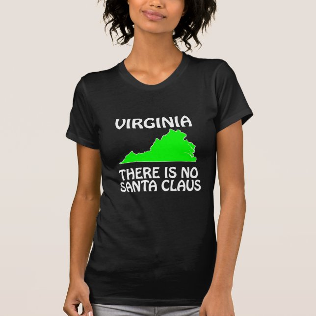 Virginia - Det finns ingen jultomte Tee (Framsida)