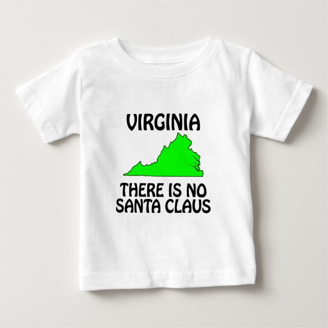 Virginia - Det finns ingen jultomte Tee Shirt (Framsida)