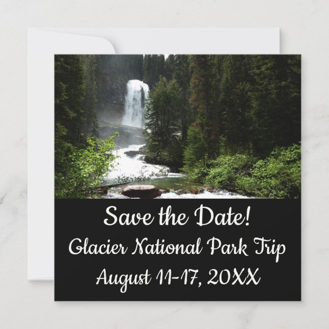 Virginia Falls i Glacier National Park (Framsida)