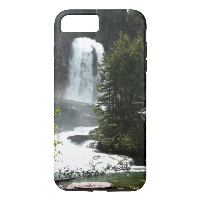 Virginia Falls i Glacier National Park Case-Mate iPhone Skal (Baksida)
