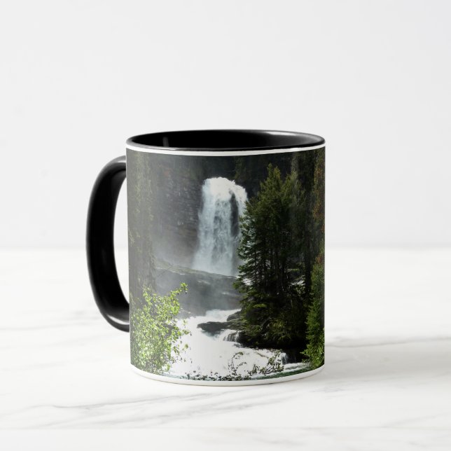 Virginia Falls i Glacier National Park Mugg (Framsida vänster)