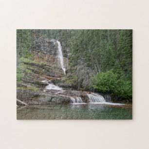 Virginia Falls II i Glacier National Park Pussel
