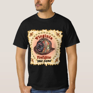 Virginia Firefighter T Shirt
