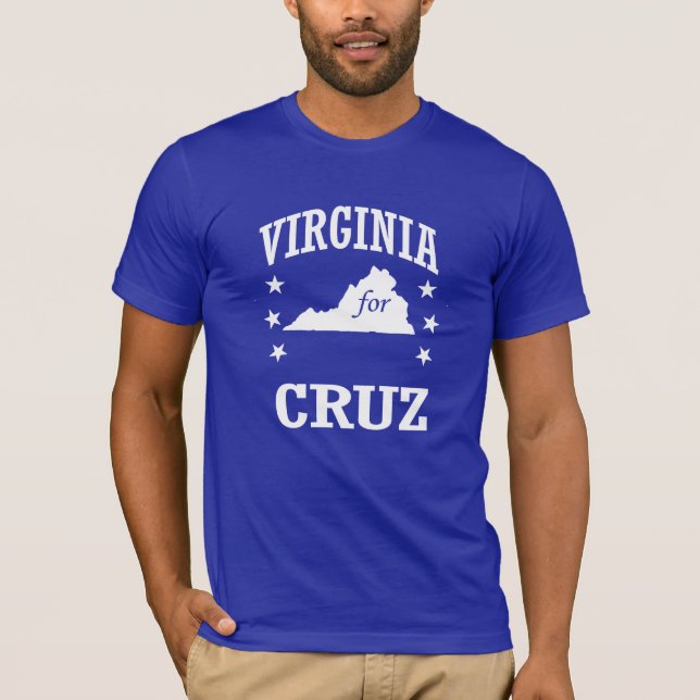 VIRGINIA FÖR TED CRUZ T-SHIRT (Framsida)