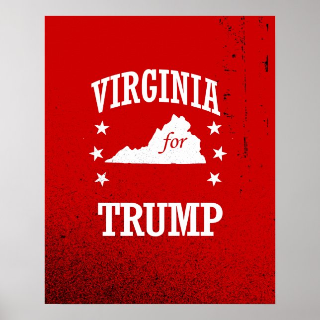 VIRGINIA FOR TRUMP POSTER (Framsidan)