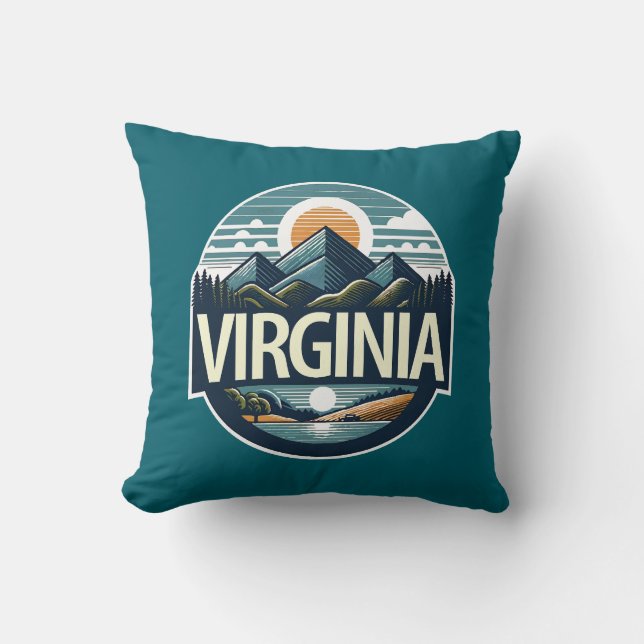 Virginia, Förenta staterna Kudde (Framsida)