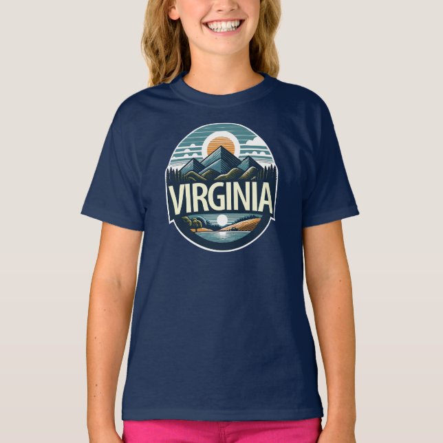 Virginia, Förenta staterna T Shirt (Framsida)