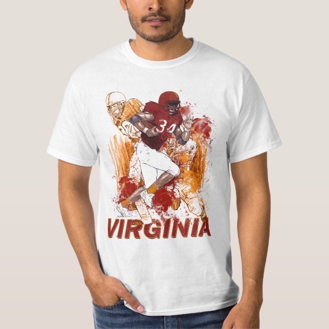 Virginia fotboll tee (Framsida)
