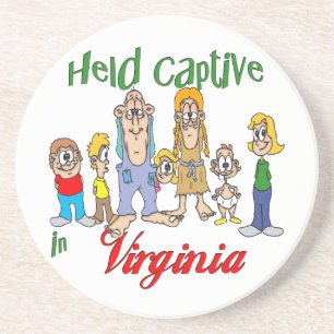 Virginia Funny Trailer Park Sandstone Underlägg