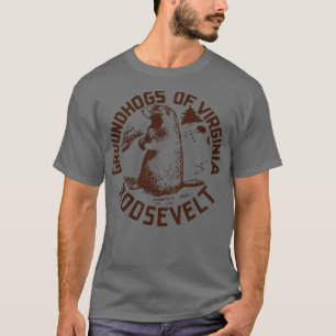Virginia Groundhogs för Franklin D Roosevelt T Shirt